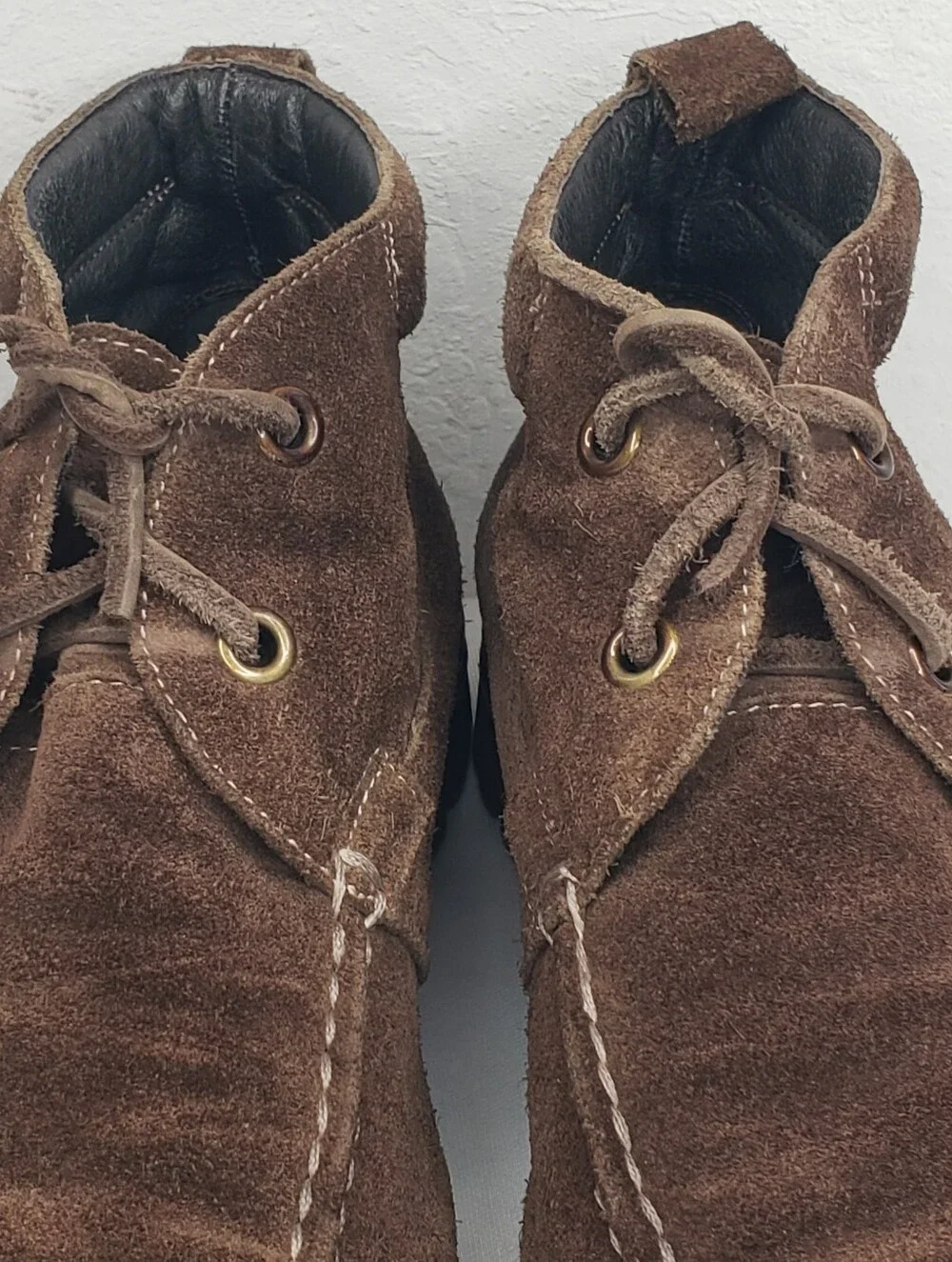 John Varvatos Brown Suede Chukka Boots